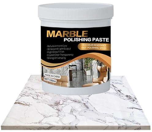 Granitreiniger, 100 ml Duschfliesen, Marmor, Steinreiniger, Tiefenreinigung, Polieren, Fleckenentferner für Boden, Porzellan, Dusche, Keramik, Haushalt, Glas, Quarz, Waschtisch