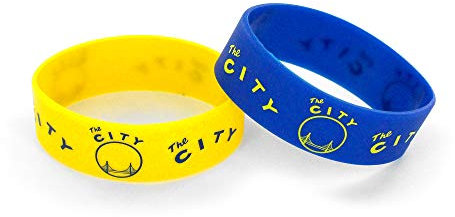 NBA Golden State Warriors The City Armband, breit, 2 Stück