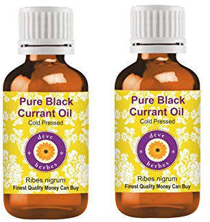 Deve l'olio puro di ribes nero (ribes nigrum) dell'autunno, 100% naturale di grado terapeutico pressato a freddo.