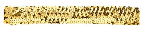 W WIDMANN MILANO Party Fashion - Pailletten Stirnband für Damen, 20er Jahre, Charleston, Accessoire Karneval