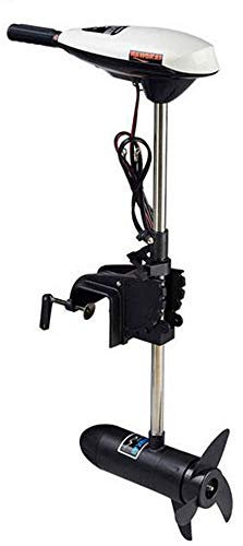 ROMYIX 65LBS 12V Moteur Hors-Bord électrique Moteur de Bateau Moteur de pêche à la traîne Kayak de Moteur Hors-Bord de Bateau de pêche