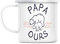 Mug en Métal Emaillé Papa Ours Famille Mignon Animal
