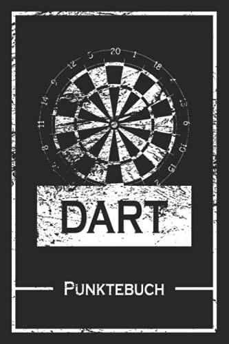 Dart Punktebuch: Spielblock für über 100 Dartpartien mit Dart Outs | für Training oder Tunierzähler Buch | Crickets, Tactics 301, 501, 701, 1001 und ... Buch Scorer Book | Handliches ca. DIN A5 6x10