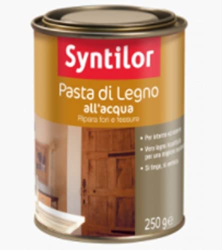 Syntilor - Pasta di Legno all'Acqua - RIPARA Fori E Fessure - per Noce Biondo 250gr