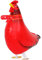 Airwalker Folienballons * Laufende Tiere * als Deko für Geburtstag und Party | 34-115cm groß | Walking Animals Kinder Kindergeburtstag Partydeko Luftballons Ballons, Edition: Huhn