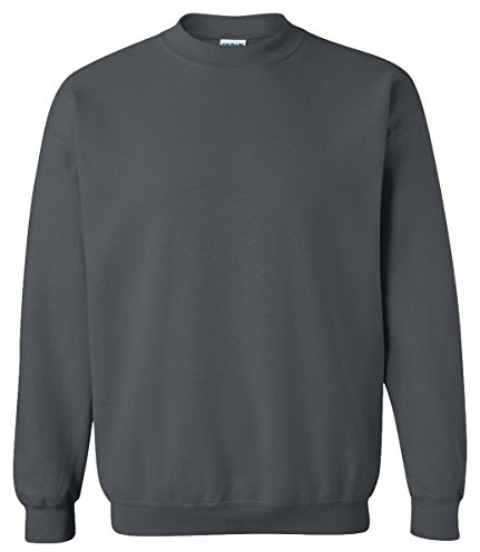 Gildan Women's Fleece Crewneck Sweatshirt, Style G18000, Dark Heather, XXL