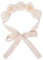 Filles Bandeaux à Fleurs Couronne de Fleurs Accessoires de Cheveux Serre-têtes Bandeaux Pétales Manuel Bandeaux de Mariage Bohème Guirlande de Fête (Beige)