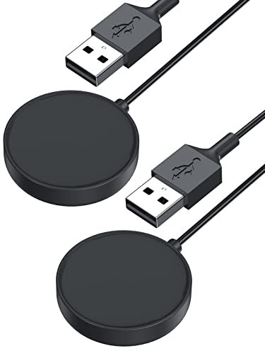 Ladekabel Kompatibel mit Galaxy Watch 4, 2 Stück Smartwatch Ladekabel für Samsung Galaxy Watch 4/4 Classic/5/3, Active 1/2 Ladestation Schnell Aufladekabel für Galaxy Watch 5 4 3 40mm 44mm 45mm 3,3ft