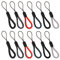 Molain Lot de 12 sangles de poignet réglables en nylon de couleurs assorties pour téléphone portable, clés, appareil photo, clés USB, écouteurs, 12 cm, Multicolore., 12cm/4.72inch total long