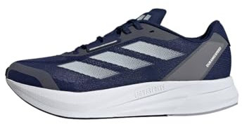 adidas Duramo Speed Running Shoes, Zapatillas para Correr Hombre, Dark Blue/Zero Metalic/Halo Silver, 41 1/3 EU