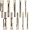 Mesee 10Pcs Punta per Vetro Sega a Tazza Diamantata, Punte di Trapano Rivestito Diamantate, Seghe a Tazza per Vetro per Vetro, Porcellana, Marmo, Ceramica, Piastrelle, Piastrelle Smaltate