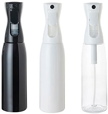 Botella pulverizadora especial for ajuste del cabello, botella pulverizadora for cosméticos, botella pulverizadora de alta presión for jardín, regadera pequeña portátil, transparente/588 ( Color : Tra