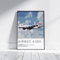 MZeer Leinwandbild, Boeing Airbus-A380 Airbus-A380, Wandkunst, Wohnkultur für Jungenzimmer, 50 x 70 cm ohne Rahmen