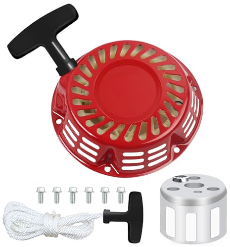 Avviamento a strappo per Hon-da GX120 GX160 GX200 GX140 Avviatore a strappo 4HP 5.5HP 6.5HP 168F Generatore 212CC 6.5 7HP 173cc R210 motore motore, kit di pezzi di ricambio corda di avviamento