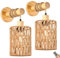SJMFGF Lot de 2 appliques murales à distance à piles style bohème en rotin rechargeable à piles pour chambre à coucher, couloir, entrée