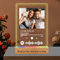 Placa Spotify Personalizada con Foto, Con Marco o Base, Diseño con Código escaneable de Canción. Regalo de Cumpleaños, Regalos Pareja, Aniversario, San Valentín (5 tamaños: 15-40 cm)