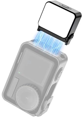 ULANZI LM18 Vlogging Light Mini LED Camera Video Light for DJI Osmo Action 3/4 Camera Cage Accessories