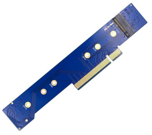 NFHK Low Profile Dual 2X NVME M.2 SSD auf PCIE Express Gen4 X8 X16 Raid Card VROC Raid0 Hyper Adapter