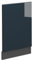 Vicco Frontblende Fame-Line, Geschirrspüler Fronttür, Dunkelblau Hochglanz, 45 cm, AP Anthrazit