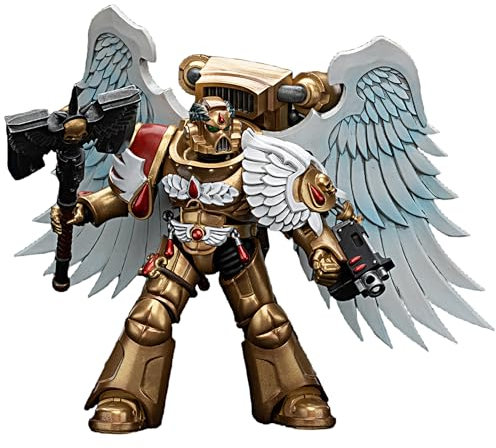 JOYTOY Warhammer 40,000 Action Figure Blood Angels Sanguinary Guard with Encarmine Axe Collection Model Birthday Gifts