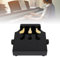 HUSPOO Klavier Pedal Verlängerung, Kinder-Pedalerhöhung Kinder Pedalschemel für Kinder Klavier Pedal Extender Bank mit 3 Pedalen Kinder Klavier Lehren Hilfe Zubehörteil Schwarz