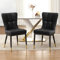 Esszimmerstuhl 2er Set, Kunstleder Moderne Esszimmerstühle mit hoher Rückenlehne, Polsterstuhl,Dining Chairs, Metallbeinen & 150 kg Belastbarkeit, Küchenstühle für Esszimmer, Wohnzimmer & Küche