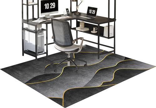 Durable Office Chair Mat for Carpet and Hardwood Floors Non Slip Desk Chair Mat for Office and Gaming Chairs Carpet Protector Mat for Rolling Chairs 100 x 120 cm