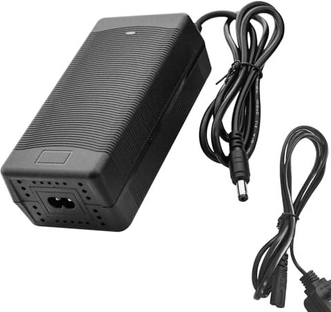 Yasco 54.6V 2A Electric Bike Lithium Battery Charger for 48V Battery, Universal Charger for e-bike and e-scooter (DC Connector)
