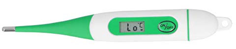 Haustier-Thermometer, Veterinär, LCD-Tierthermometer, Tierthermometer, Elektronisches Thermometer mit LCD-Display, Wasserdichtes Digitales Tierthermometer für Hunde, Pferde,