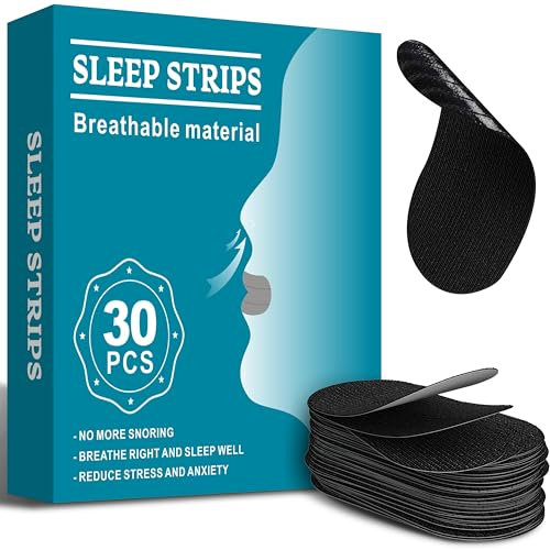 Mouth Tape, Mundpflaster Gegen Schnarchen, Mouth Tape for Sleeping Schnarchstopper, Verbessert Schlaf und Atmung, Für Männer und Frauen Geeignet, 30 Stück