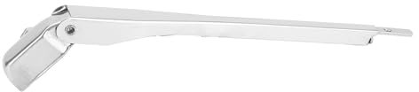 Brazo de limpiaparabrisas Sunicon de 7 a 11 pulgadas, brazo de limpiaparabrisas eléctrico ajustable de acero inoxidable para Hot Rod Street Rod, barco, Tractor, UTV