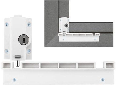 Verrou de sécurité pour porte coulissante de terrasse, serrures de porte de patio coulissantes pour portes en verre, serrure de sécurité pour la maison