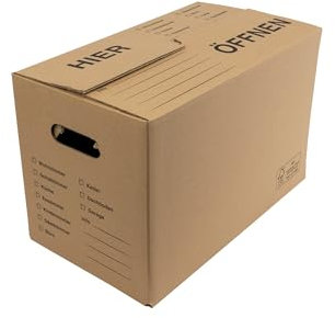 VERPAL Umzugskarton, (LxBxH), 520x280x320mm, doppelwellig, 60 Stück