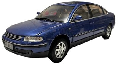 Mini Auto Spielzeug 1:18 Für Vw Passat B5 V6 2.8 Blau Legierung Vergriffen Auto Modell Coupe Modell Sammlung Wohnkultur