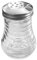7oz/200ml Sugar Shakers Glass Ribbed Multihole Lid Chilli Condiment Dispensers Large Holes Salt & Pepper (Set of 2)