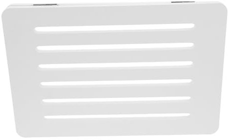 MAGICLULU Air Vent Covers Ceiling Electrical Vent Covers for Wall Cabinet Stainless Decorative Steel Register Return Exterior Pass Through Wall Vent Plastic Air Vent Baseboard Vent Pvc White