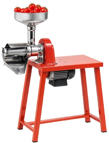 Crisalide® - Passapomodoro Elettrico N.5 Inox con Banco TS, Motore 330W 0,5 HP, Struttura in Alluminio Pressofuso, Filtro e Imbuto in Acciaio Inox, Trasmissione a Cinghia