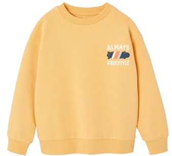 Vertbaudet Rundhals-Sweatshirt Jungen mit Recycling-Polyester