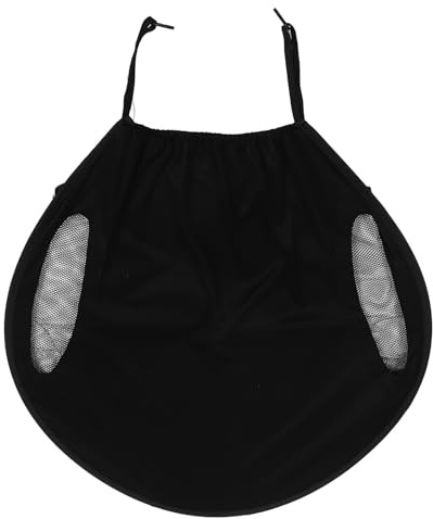Pare-soleil pour Poussette Bébé Noir, Protection Anti-uv en Tissu | Couverture Imperméable à Large Zone, Accessoire Poussette Flexible, Usage Extérieur
