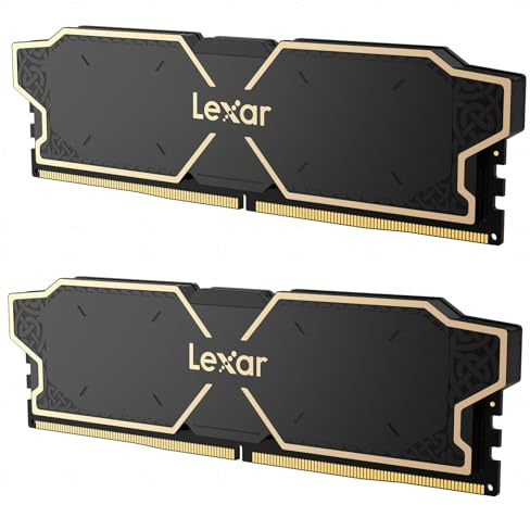 Lexar OC DDR5 RAM 32GB Kit (2x16GB) 6000MHz, UDIMM PC Speicher, CL32