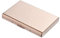 BONSYL® Porte-Carte de Crédit, Portefeuille de Carte de Crédit en Métal en Métal pour Hommes et Femmes, avec Protection RFID et NFC Contre Le vol de Données pour 6 Cartes. (6 Fentes-Or Rose)