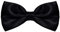 MASADA Herren Fliege Schwarz glänzend und stufenlos verstellbar, handgefertigt mit Hakenverschluss - 12 x 6 cm 100% Polyester