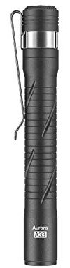 RovyVon Aurora A33 Lampe torche rechargeable USB-C avec clip de poche, 200 lumens, étanchéité IPX8 pour inspection, réparation, travail, extérieur (gris)