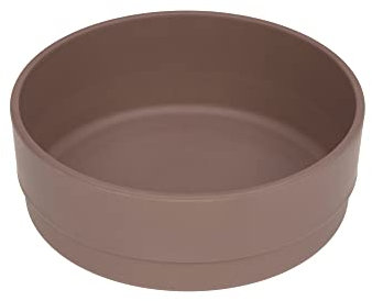 LÄSSIG Tazón para niños Vajilla infantil sin BPA para lavavajillas y microondas/Bowl PP/Cellulose Uni choco