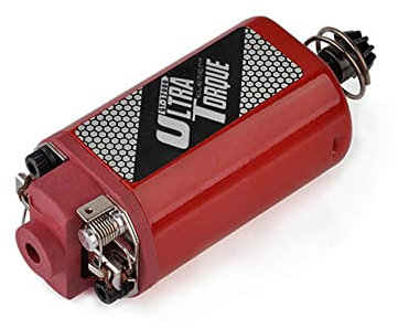 CHEEKON Ultra Drehmomentmotor 480 Langachsen- oder Kurzachsen-Motortyp Starker Magnet für Softair Waffe M16/M4/MP5/G3/P90 AEG Motor (Kurze Achse)