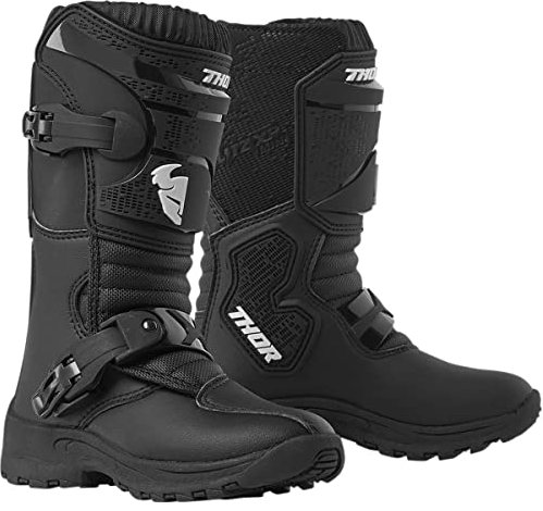 Thor Kids - Stivali da motocross Blitz XP Mini, taglia 30, colore: Nero