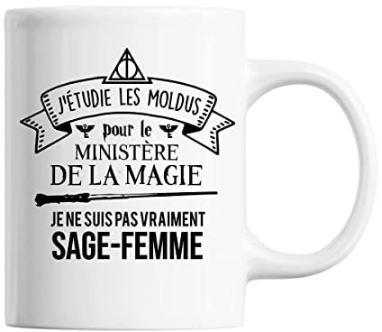 Mug Femme Sage-Femme ministère magie | Tasse blanche