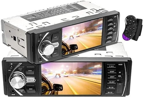 TOTMOX 4.1 HD Auto Bluetooth MP5 Player, 1DIN Bluetooth Auto Bluetooth Freisprecheinrichtung USB SD mit Bildschirm Videoanzeige