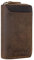 STILORD 'Devin' Astuccio Portachiavi Piccolo Pelle Vintage Key Wallet Borsellino Piccolo Porta Carte Anti RFID Organizzatore per Chiavi in Cuoio Genuino, Colore:marrone medio