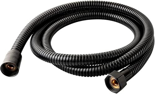 Original StoneStream Flexible 60-inch Shower Hose Replacement for Handheld Showerhead - Matte Black